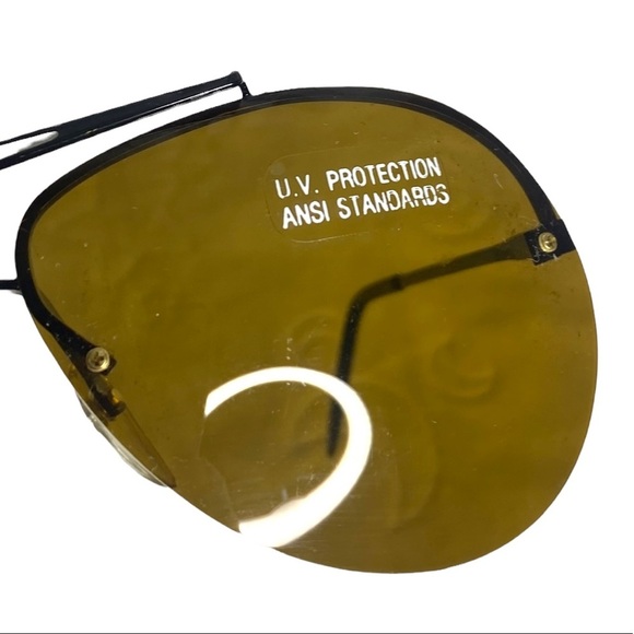 Polaroid Royal Vintage Sunglasses Black Aviator Polarizing UV Glare NEW - Picture 5 of 8